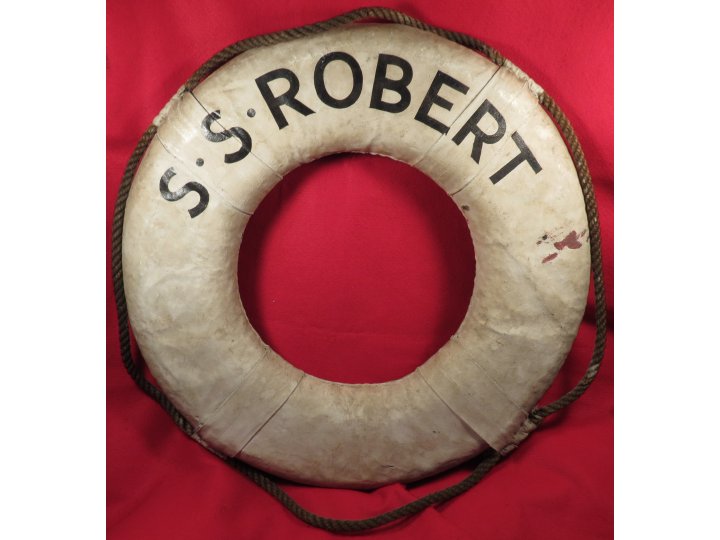 Life Ring from the "S. S. ROBERT"